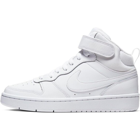 Nike Court Borough 2 Mid Triple White Size 10C Style CD7784 100 - Picture 1 of 6